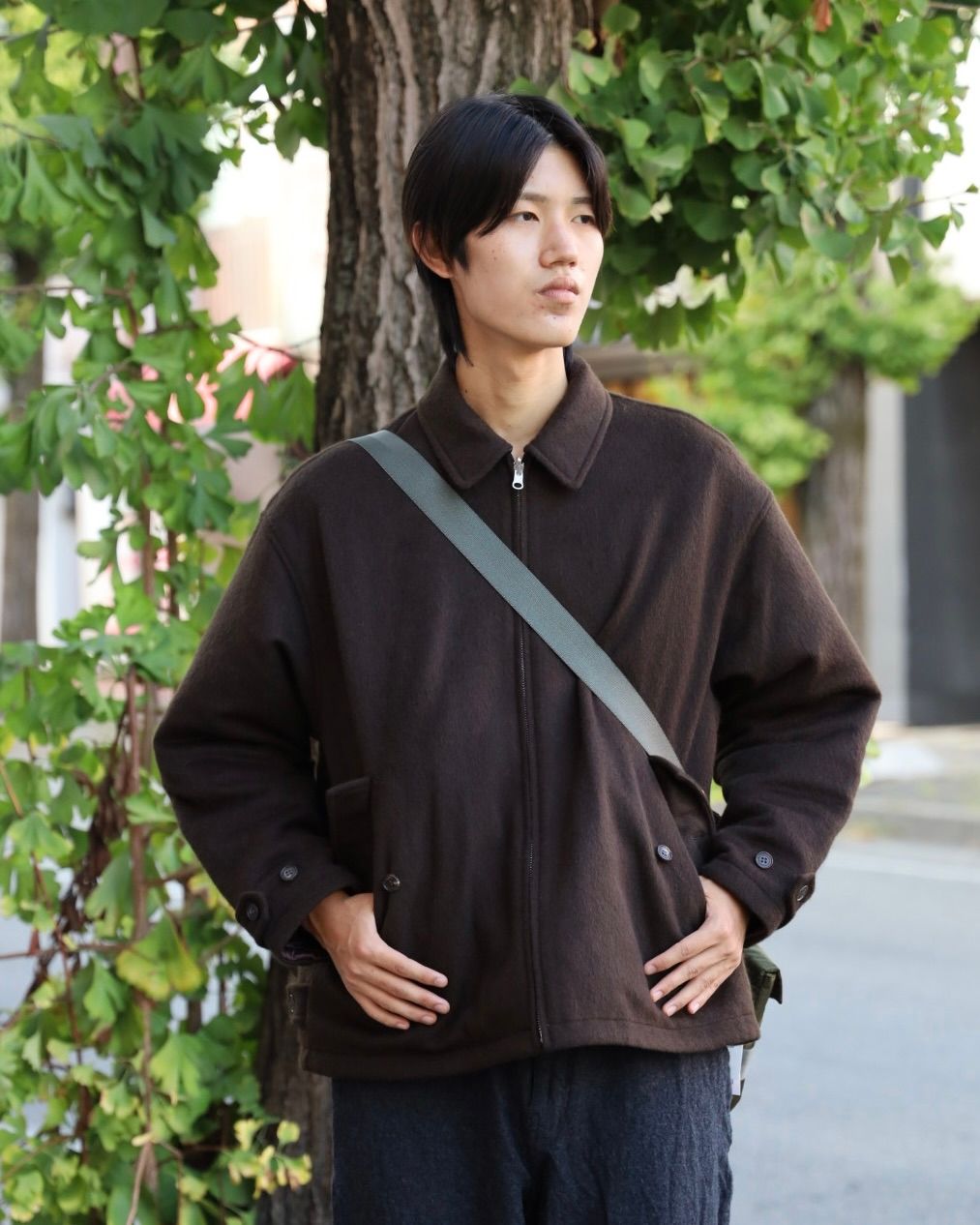 COMME des GARCONS HOMME 2WAYキルティングTOTE BAG x リバーシブルキルティングジャケット