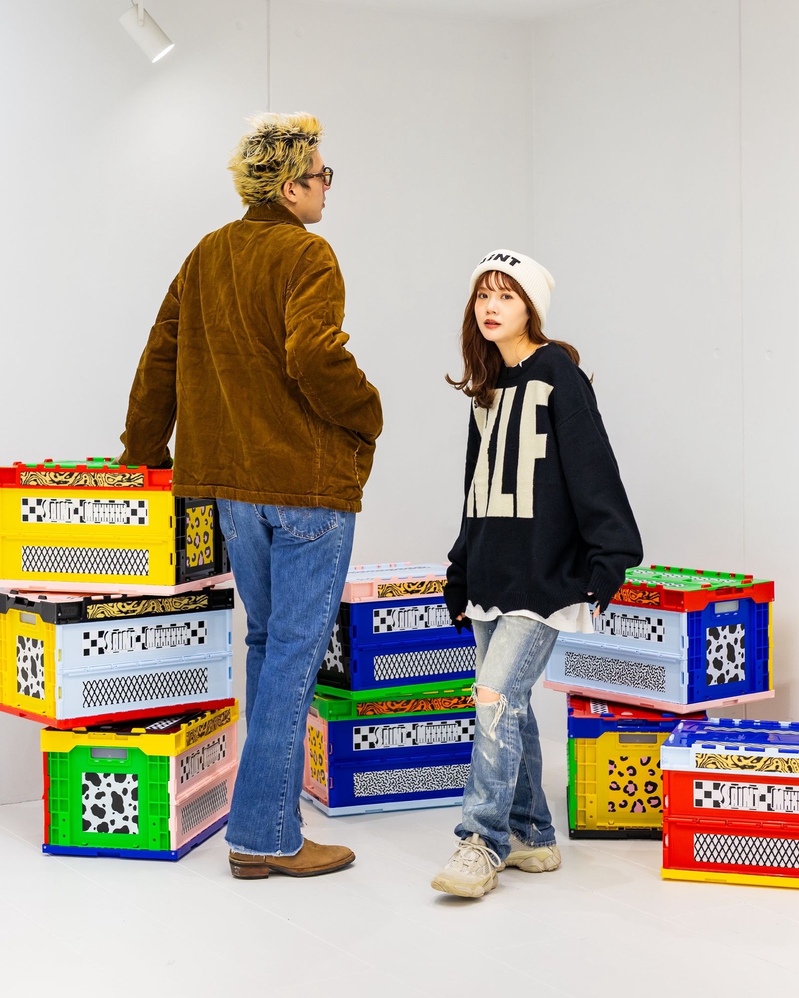 セントマイケル CORDUROY BOA JACKET/BROWN(SM-HR1-0000-079)