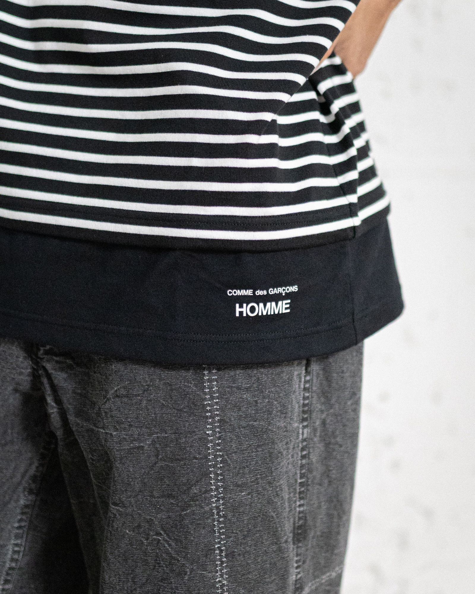 COMME des GARCONS HOMME 国内買付 綿圧綿天竺 ボーダー Tシャツ COMME des GARCONS HOMME（コム デ ギャルソン・オム）の「綿