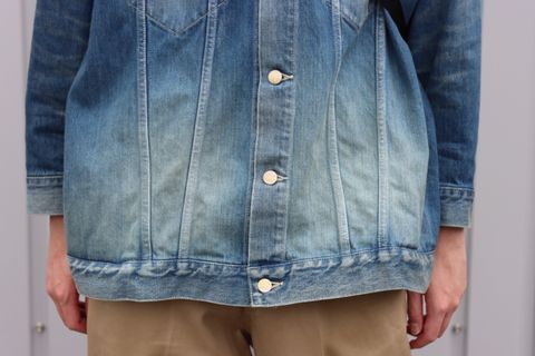 Graphpaper Selvage Denim Trucker Jacket style.2022.7.31