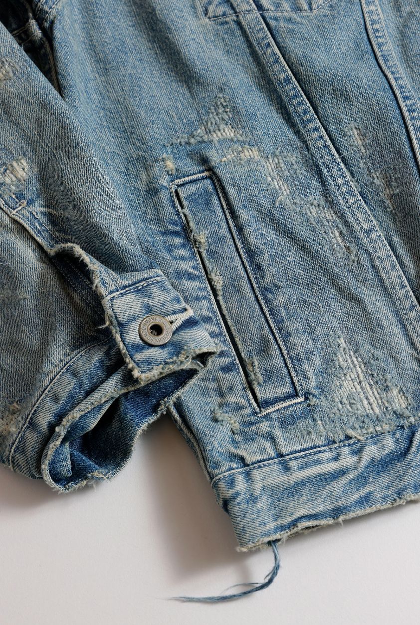 ファンダメンタル デニムジャケット DENIM JACKET 7YR WASH (FA25-JK13H)INDIGO