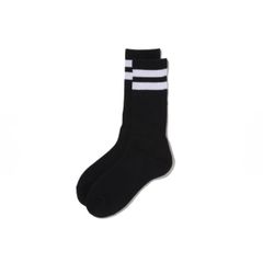 フレッシュサービスソックス 2-PACK LINE SHORT SOCKS (FSP262-90095B)BLACK x WHITE ☆5月9日(土)新作発売！