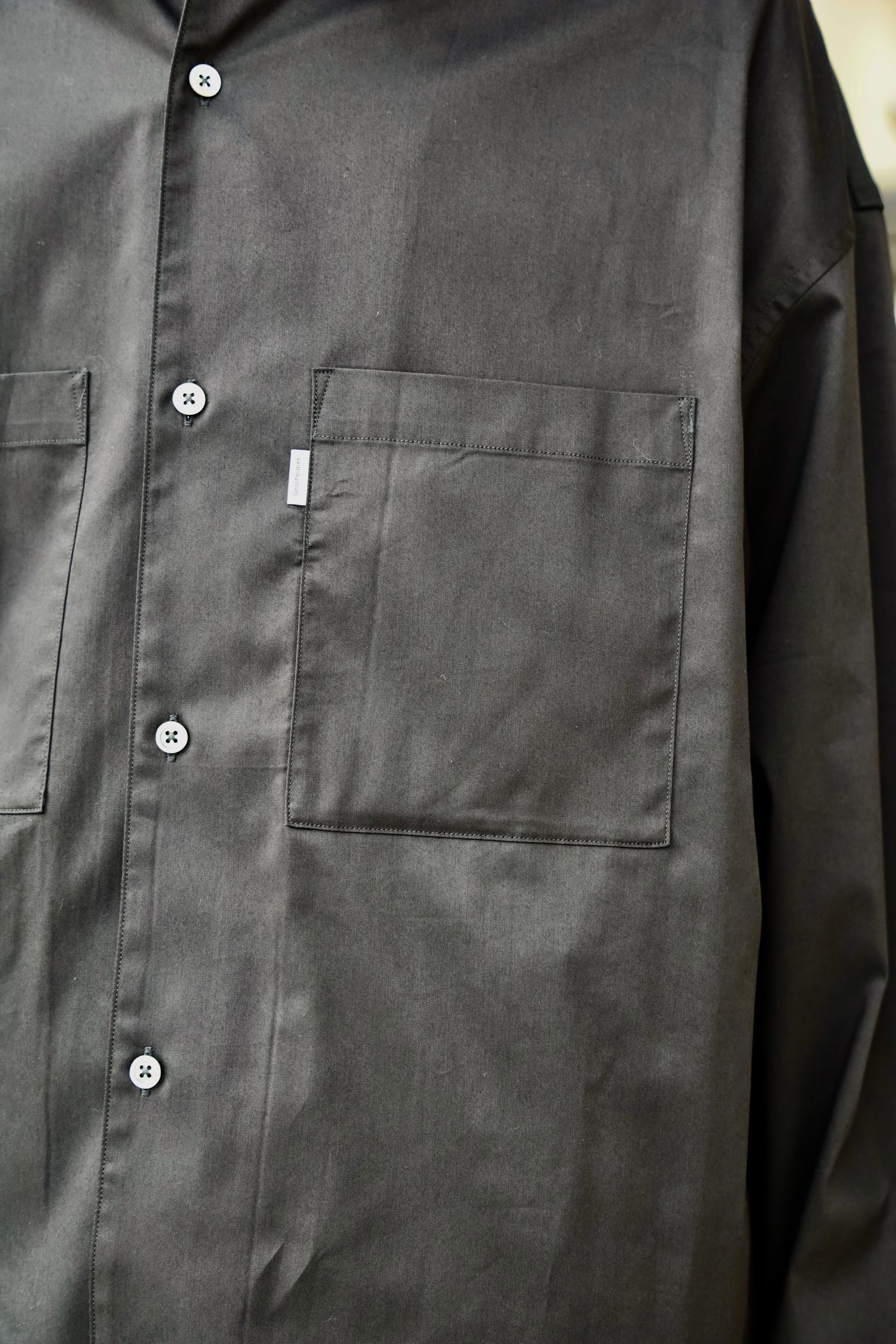 グラフペーパー Solotex Twill L/S Oversized Box Shirt 5月31日(土)新作発売！