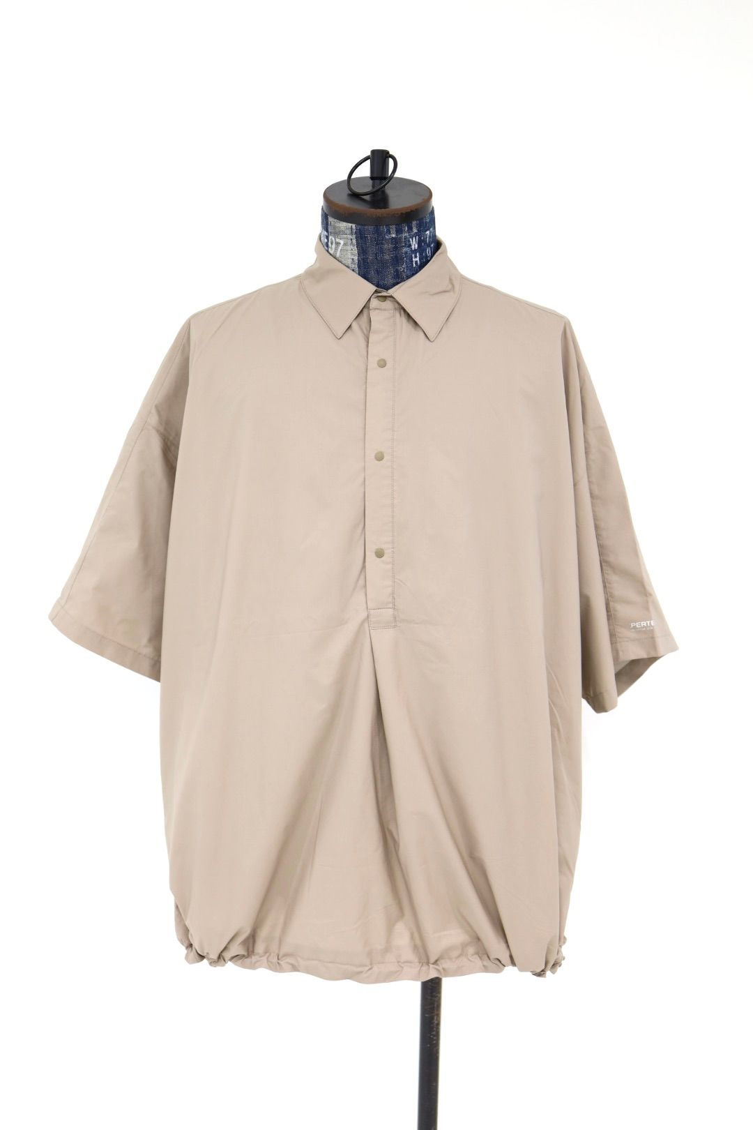 グラフペーパー 26SS PERTEX QUANTUM AIR S/S Pullover Shirt(GM261-50303)TAUPE☆3月28日(土)発売！
