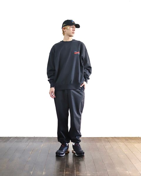 FreshService 24SS CORPORATE PRINTED CREW NECK SWEAT"All Day All Night" style 2024.3.8