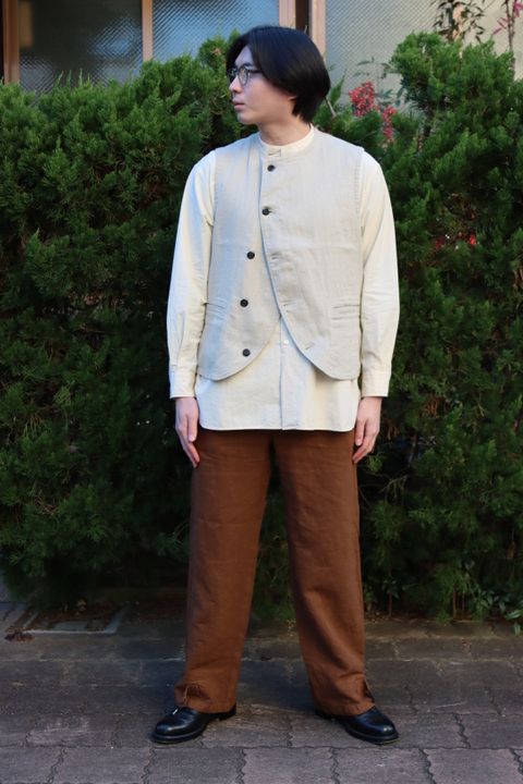 Ets.MATERIAUX M38 Motor cycle coat"BROWN"style.