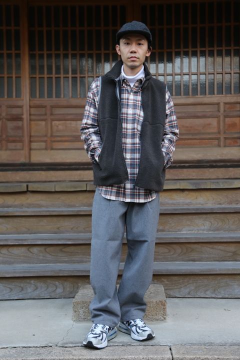 Graphpaper THOMAS MASON for GP Check B.D Box Shirt Style.2020.11.16.