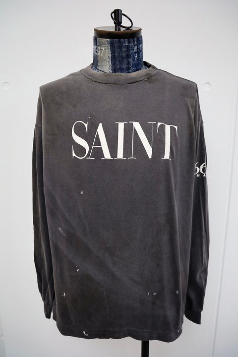 セントマイケル 26SS SAINT 666 LS T-SHIRT (SM-MK8-0000-030)BLACK☆2月21日(土)10:00発売！