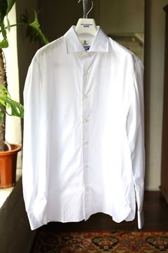 ジュンヤワタナベマン 26FW LUIGI BORRELLI 綿ブロードドレスシャツ(WR-B110-051)WHITE☆9月4日(金)発売！