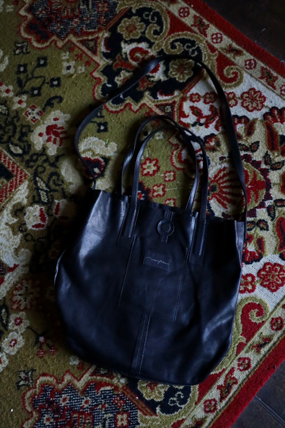 Morphee / モルフェトートバッグ 3WAY MIDIUM TOTE(SHORT)BLACK