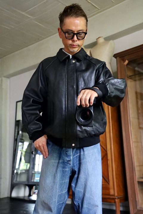 Graphpaper Cow Leather Raglan Blousonスタイル2026.8.30.