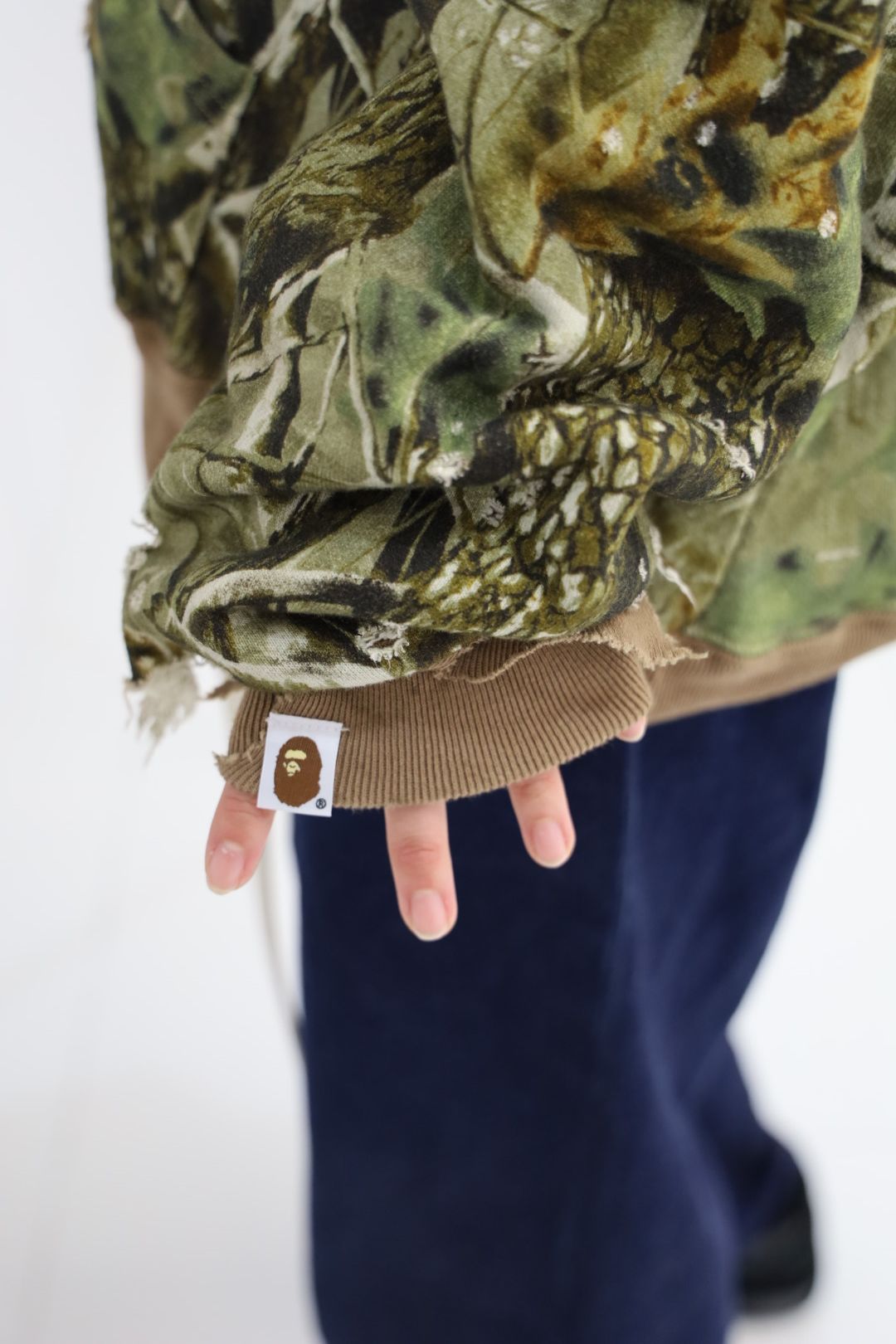 セントマイケル BAPE_ZIP HOODIE/SAHARK/CAMO(SM-HR1-0000-C38)