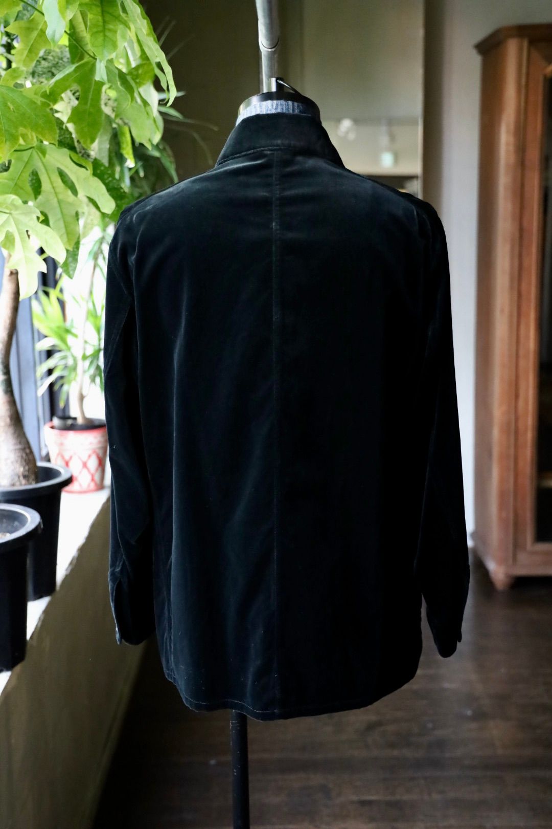blurhms 25FW Velvet Work Jacket(BHS25F027Vel)black☆8月29日(金)新作発売！