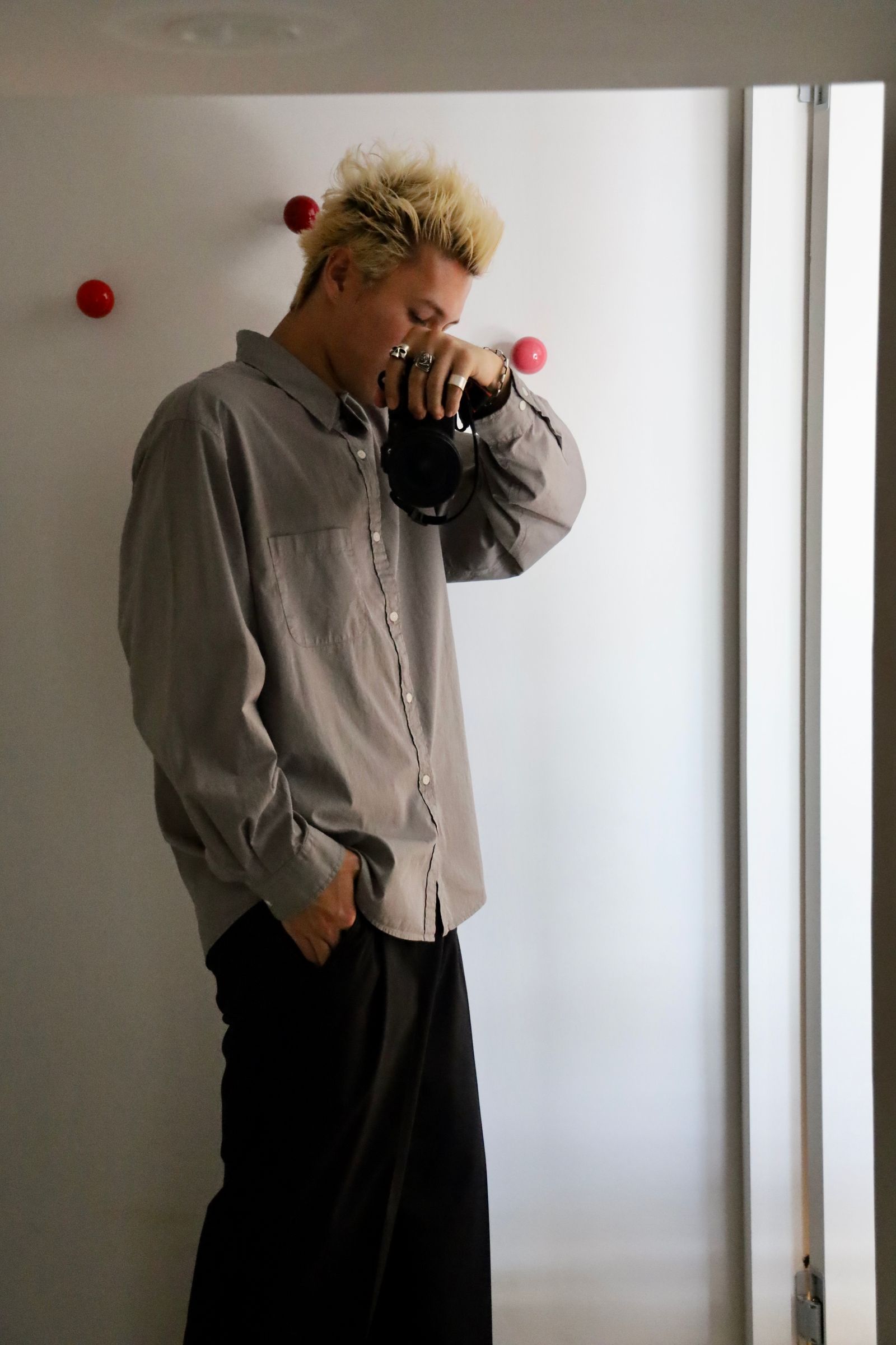 ANOTHER OFFICE BOLD GARMENT SHIRT ミックススタイル