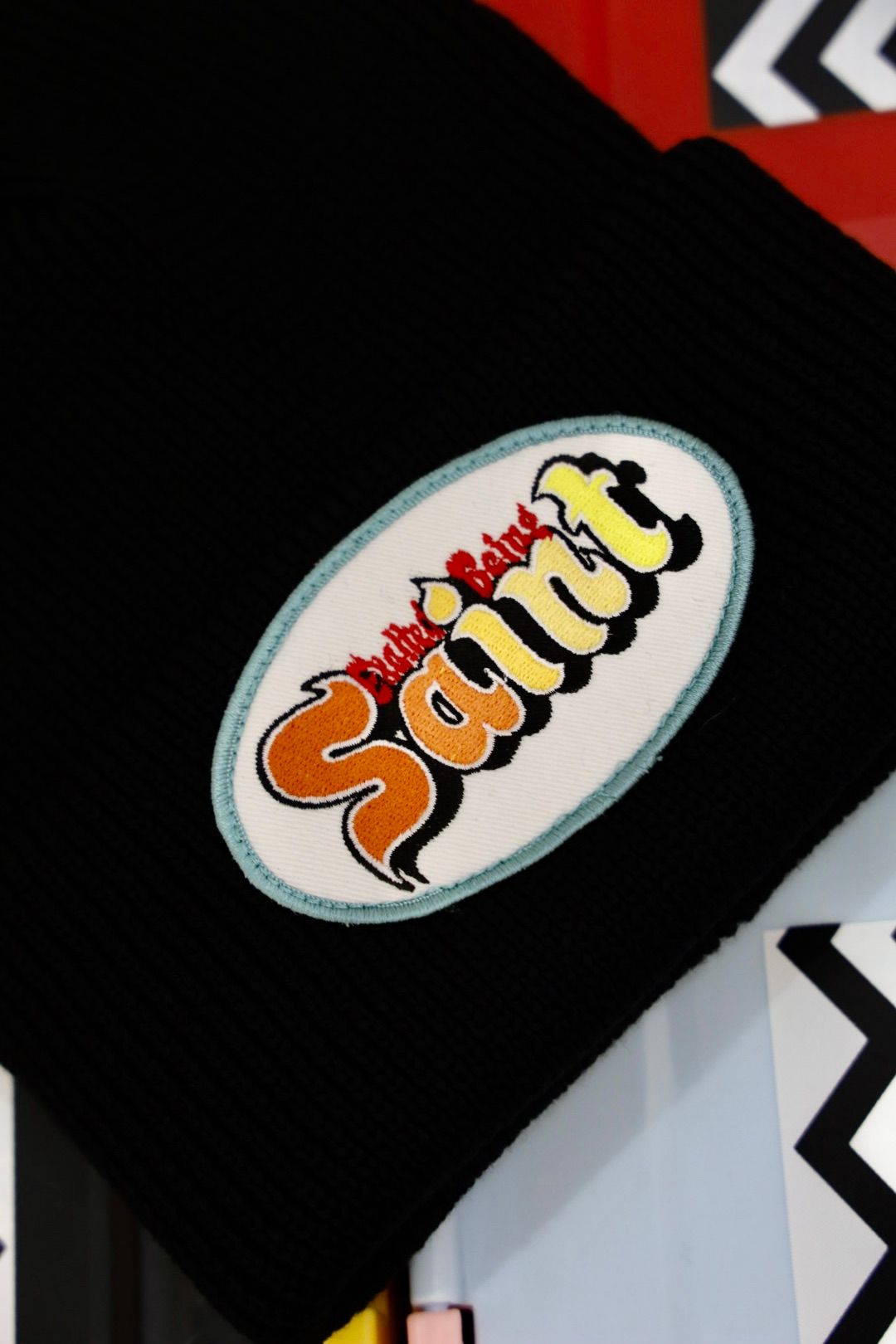 セントマイケル  SAINT KNIT CAP(SM-HR1-0000-096)BLACK★10月11日(土)発売！