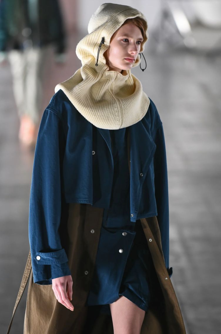 ヨーク23AW RIB KNIT BALACLAVA(YK23FW0594A)ECRU☆8月11日(金)発売！