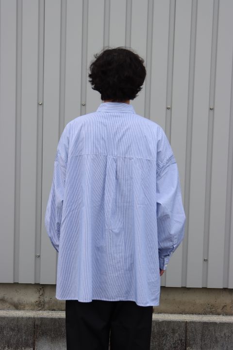 FreshService CORPORATE STRIPE REGULAR COLLAR SHIRT(FSW-22-SH_15) style. 2021.11.21.