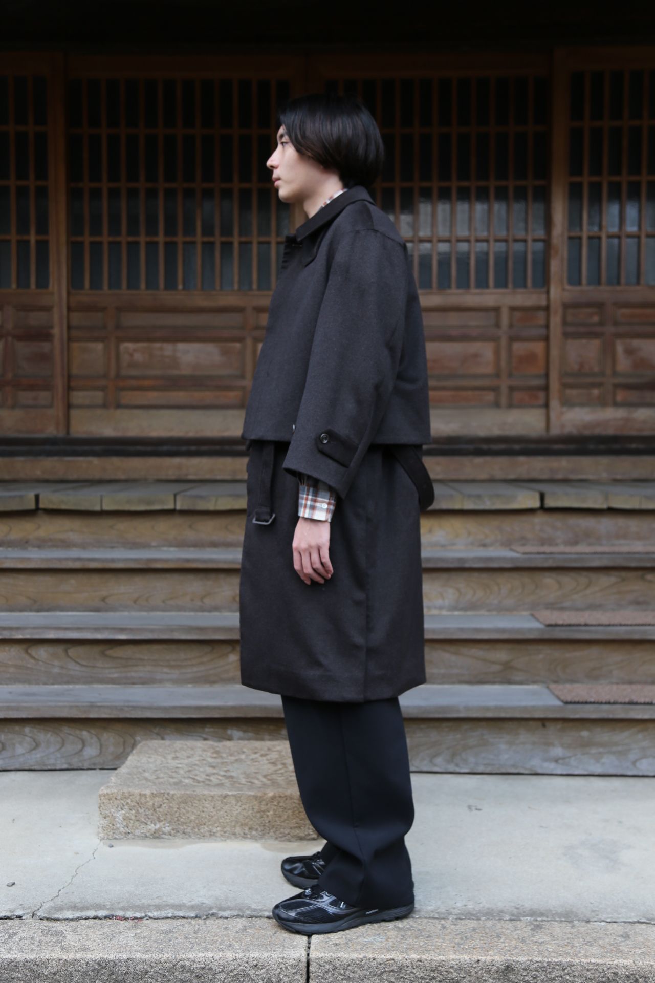 独創的 yoke 3way COAT(YK20AW0134C) wool BAL coat COLLAR - htii.edu.kz