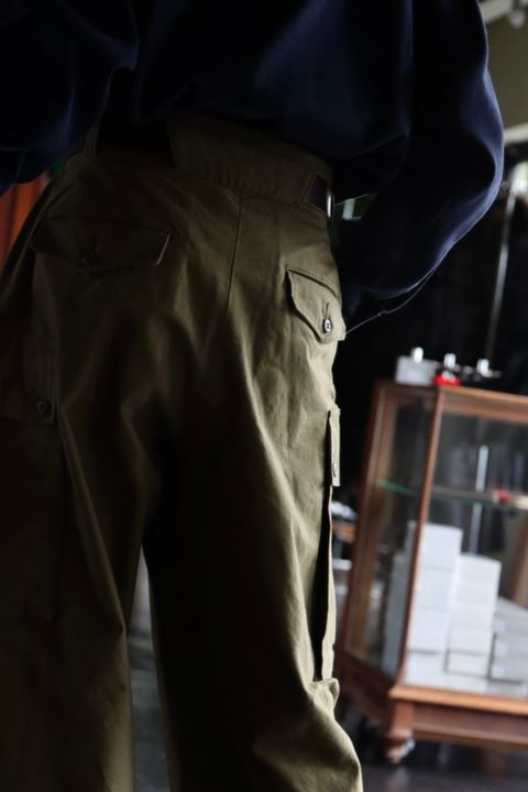 アプレッセ22FW MT Trooper Pants"OLIVE"スタイル