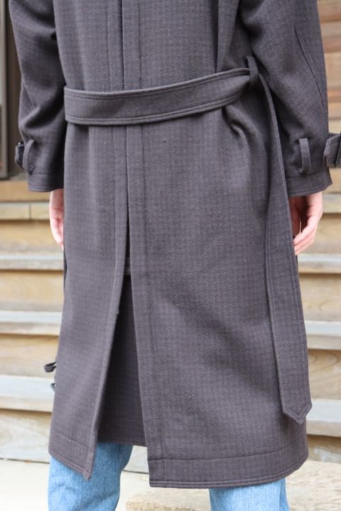 YOKE DOUBLE BREAST OVERCOAT(YK21AW0242C) style.2021.9.13.