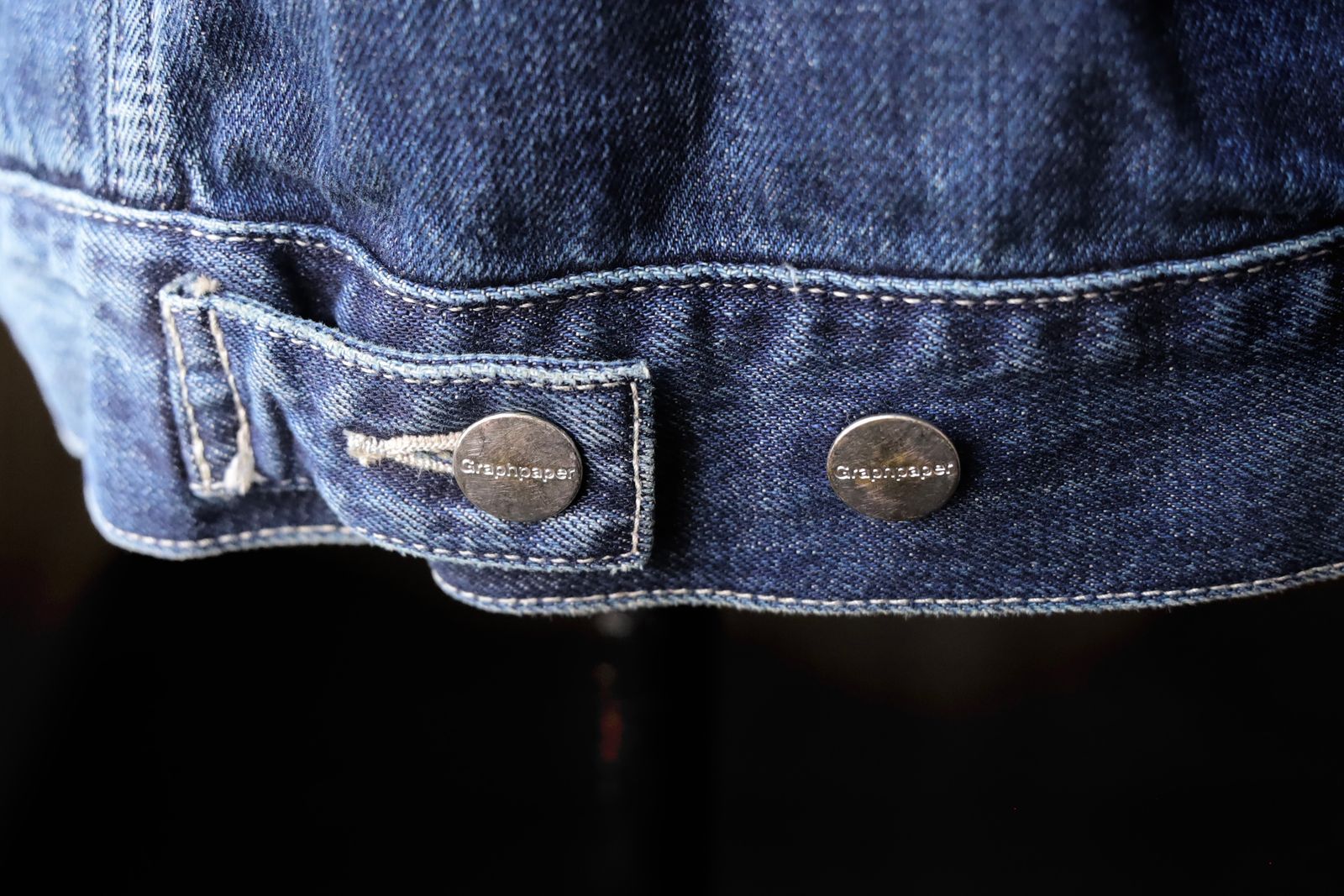 グラフペーパー 25AW Selvage Denim Jacket(GU253-20054DB)INDIGO_DARK FADE