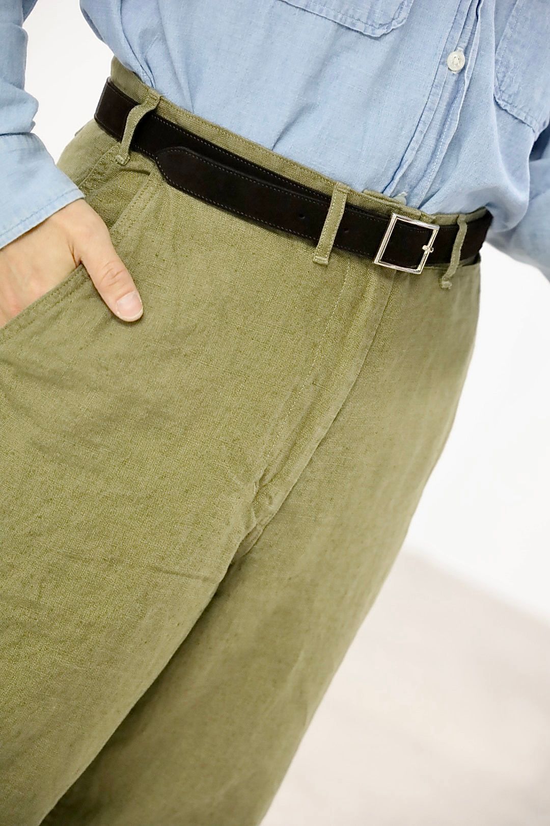 MARKAWARE 26SS U.S.ARMY PANTS"KHAKI BEIGE"スタイル