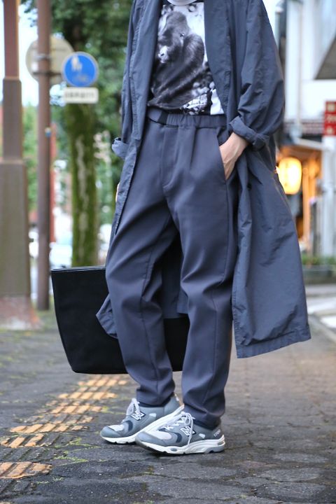 Graphpaper Garment Dyed Shop Coat & Triple Cloth Slim Chef pants Mix style.2020.8.22.