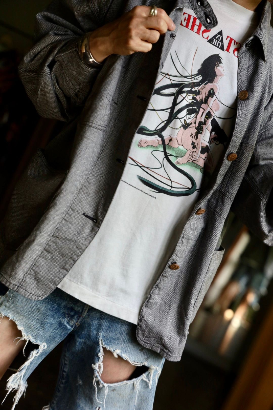 SAINT M×××××× ベルベルジンコラボ STRIPE BB_DENIM JKTスタイル SAINT M×××××× ベルベルジンコラボ STRIPE BB_DENIM JKTスタイル