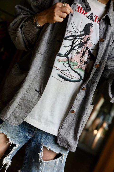 ©SAINT M×××××× ベルベルジンコラボ STRIPE BB_DENIM JKTスタイル(SIZE:S)