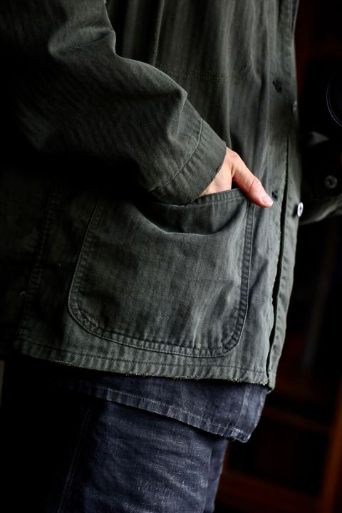 A.PRESSE Vintage P41 Military Jacketスタイル