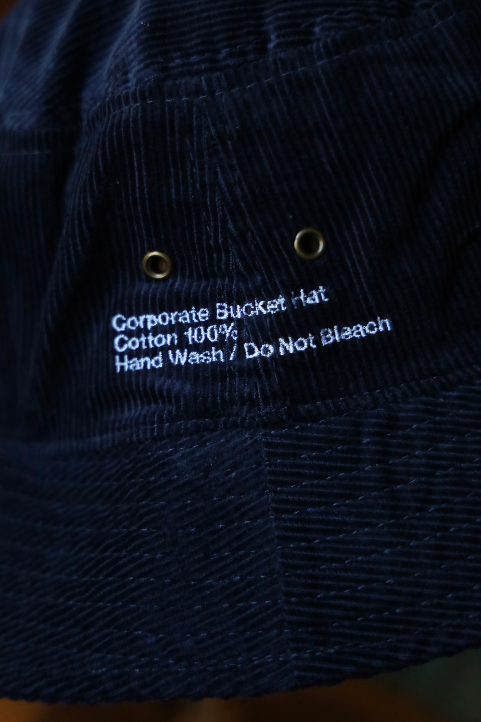 フレッシュサービス CORDUROY CORPORATE HAT(FSP243-90087B)NAVY