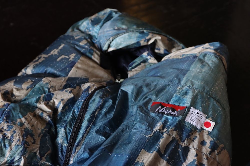 ファンダメンタル22SS NANGA SLEEPING BAG ナンガスリーピングバッグ(FA22/NG11)BORO