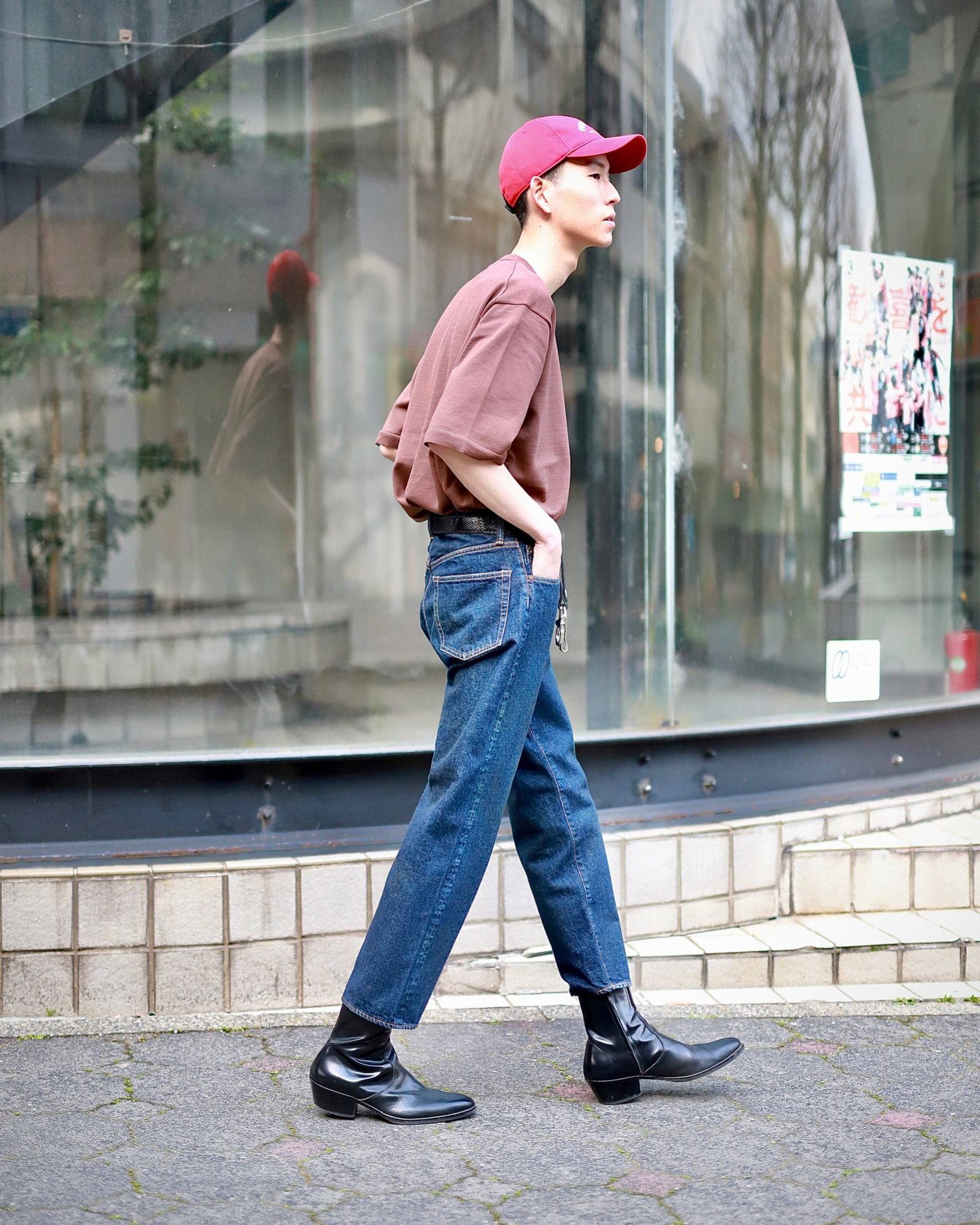 アプレッセ　デニム　￼￼ A.PRESSE Washed Denim Wide Pants