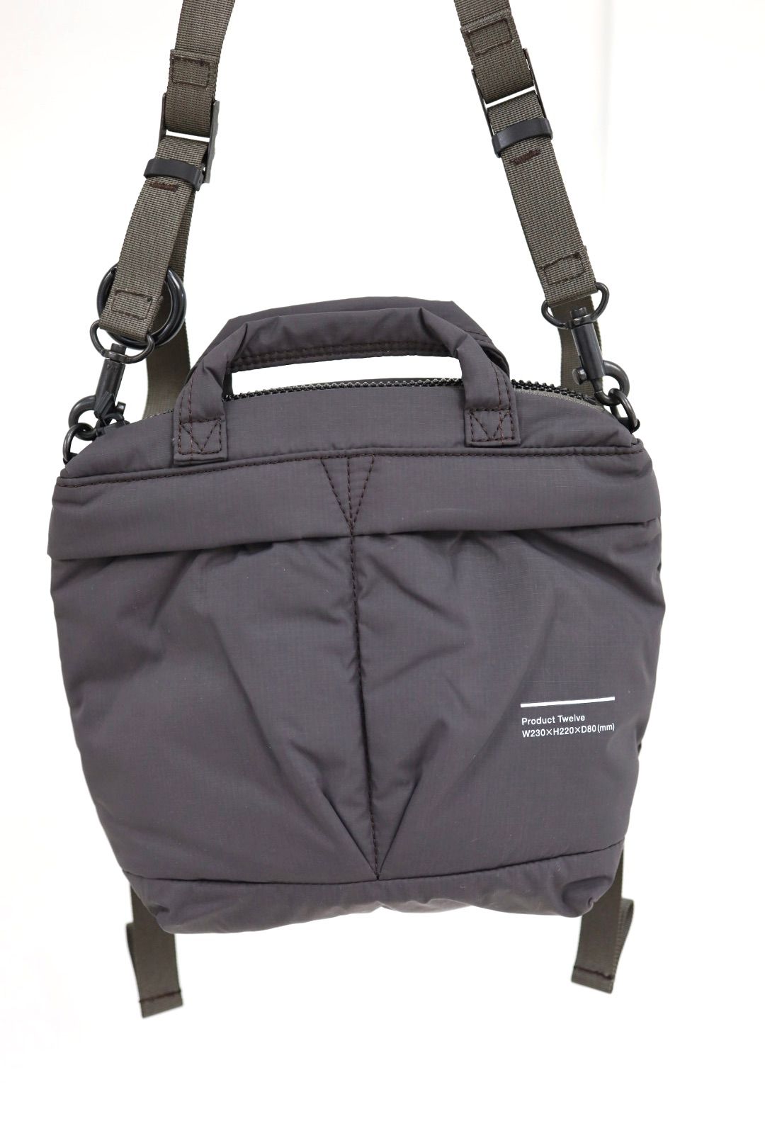 プロダクトトゥエルブ SS26 City Helmet Bag Small(265S-PAC04)BROWN