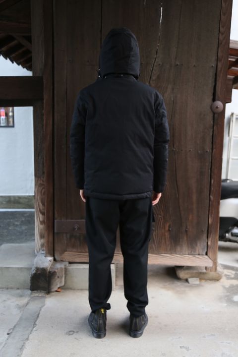 COMME des GARCONS HOMME 綿ナイロンウェザー×綿コーデュロイブルゾン"BLACK"Style.2020.10.31.