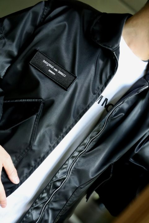 COMME des GARCONS HOMMEナイロンツイルミリタリージャケットスタイル.2024.8.3.