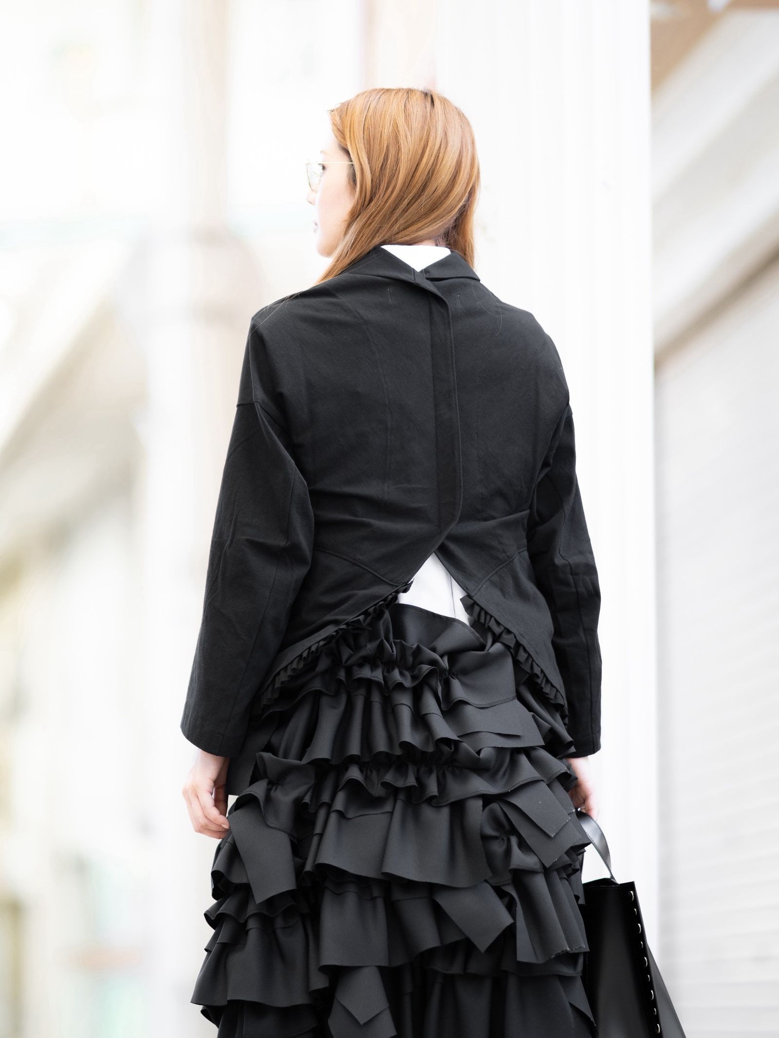tao 26FW 綿天竺×綿クロスカーディガン(TR-T005-051-1)BLACK☆8月7日(金)発売！