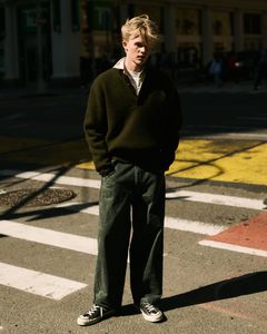 A.PRESSE Jeep Sweaterスタイル2024.10.28.