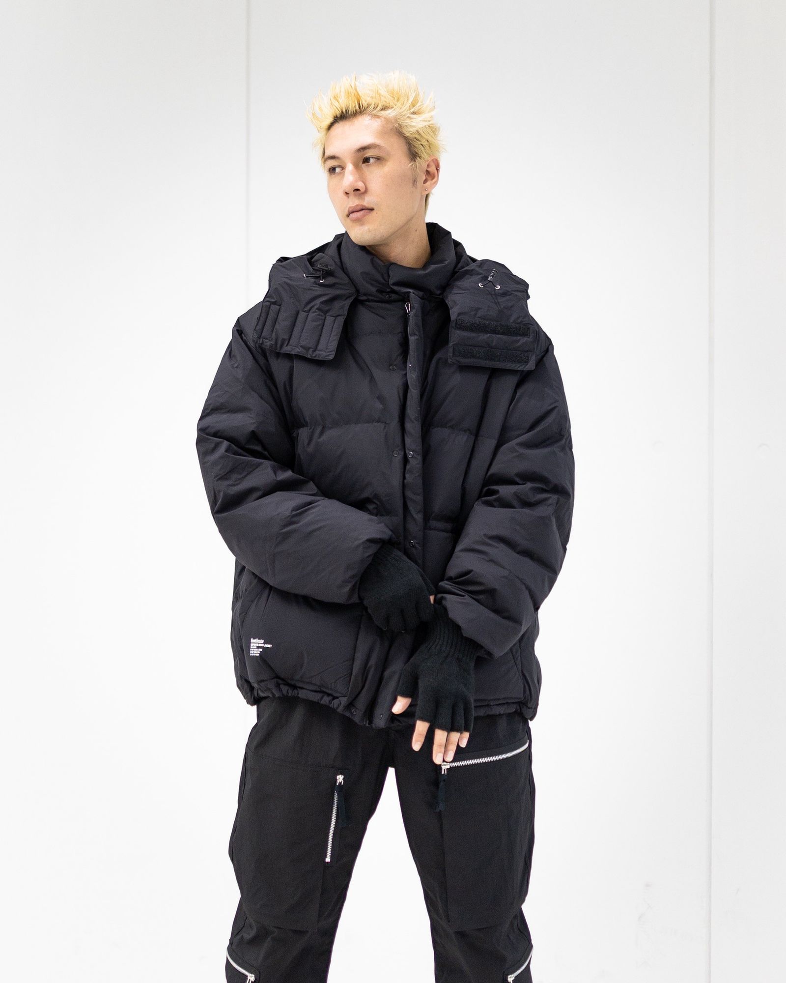 フレッシュサービスTHERMAL RIB KNIT FINGERLESS GLOVES(FSP254-90068)BLACK☆11月15日(土)発売！