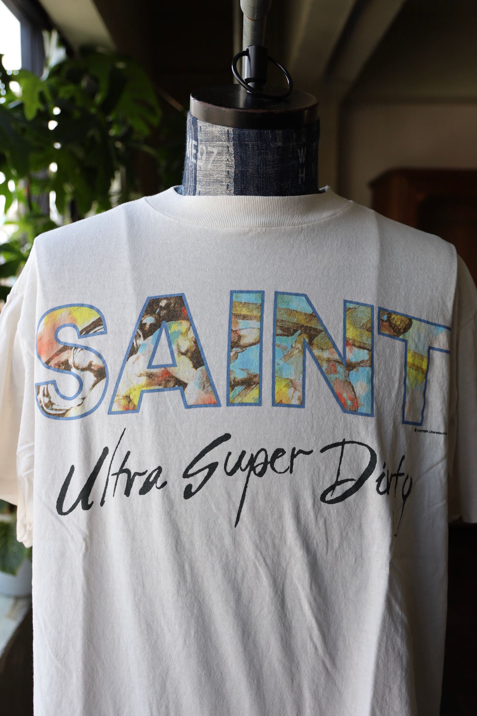 セントマイケル25SS  SUPER DIRTY_SS TEE(SM-HR8-0000-025)WHITE