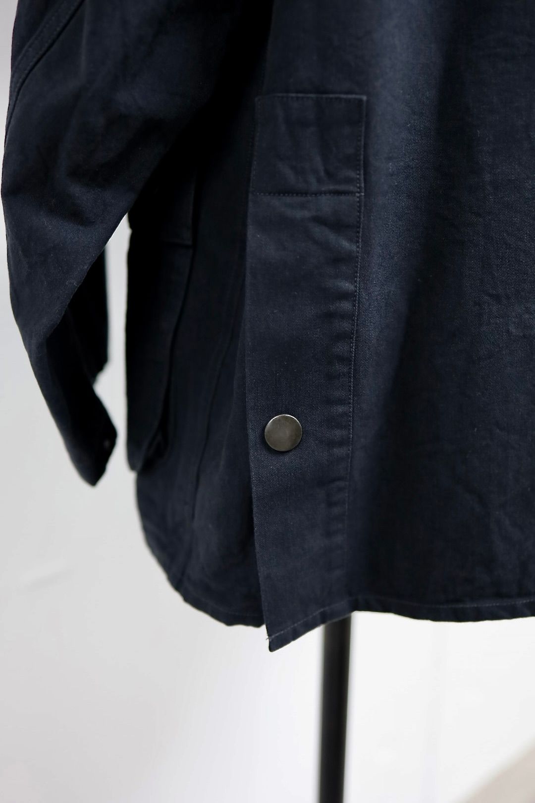 blurhms ブラームス 26SS Hard Twist Gabardine Riding Jacket(BHS26S017)BlackNavy☆12月26日(金)新作発売！
