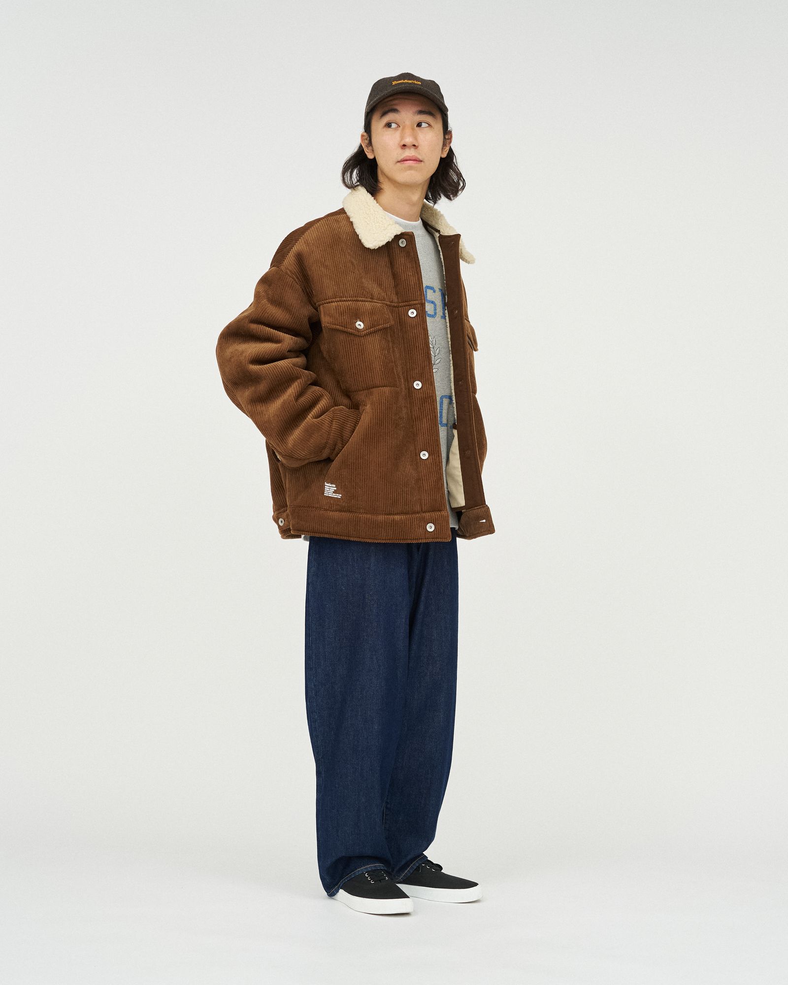 フレッシュサービス SHERPA CORDUROY RANCH JACKET(FSC254-30063)BROWN☆11月22日(土)発売！