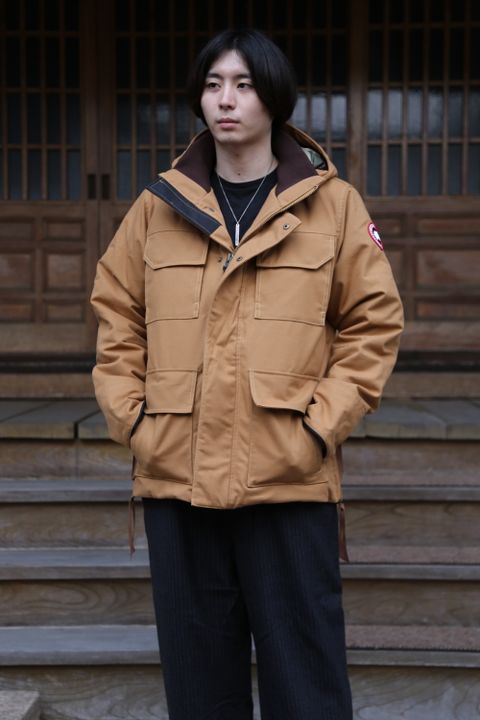 CANADA GOOSE×JUNYA WATANABE MAN綿ダックコラボレーションダウンジャケット(WF-J401-051)"BROWN"style.2020.10.10.