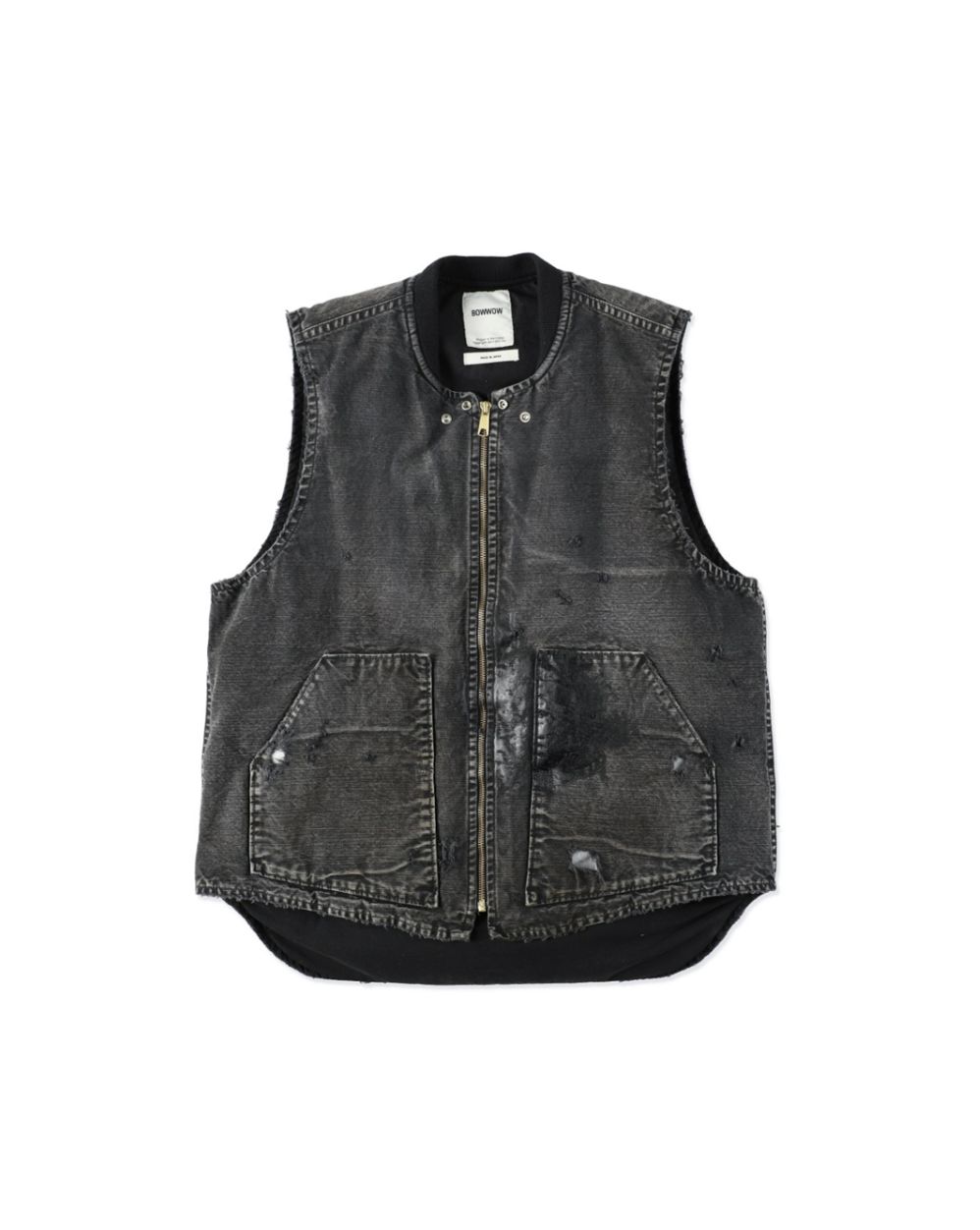 BOW WOW 25FWバウワウ  DUCK VEST AGED(BW252-DV)AGED BLACK★10月25日(土)発売!