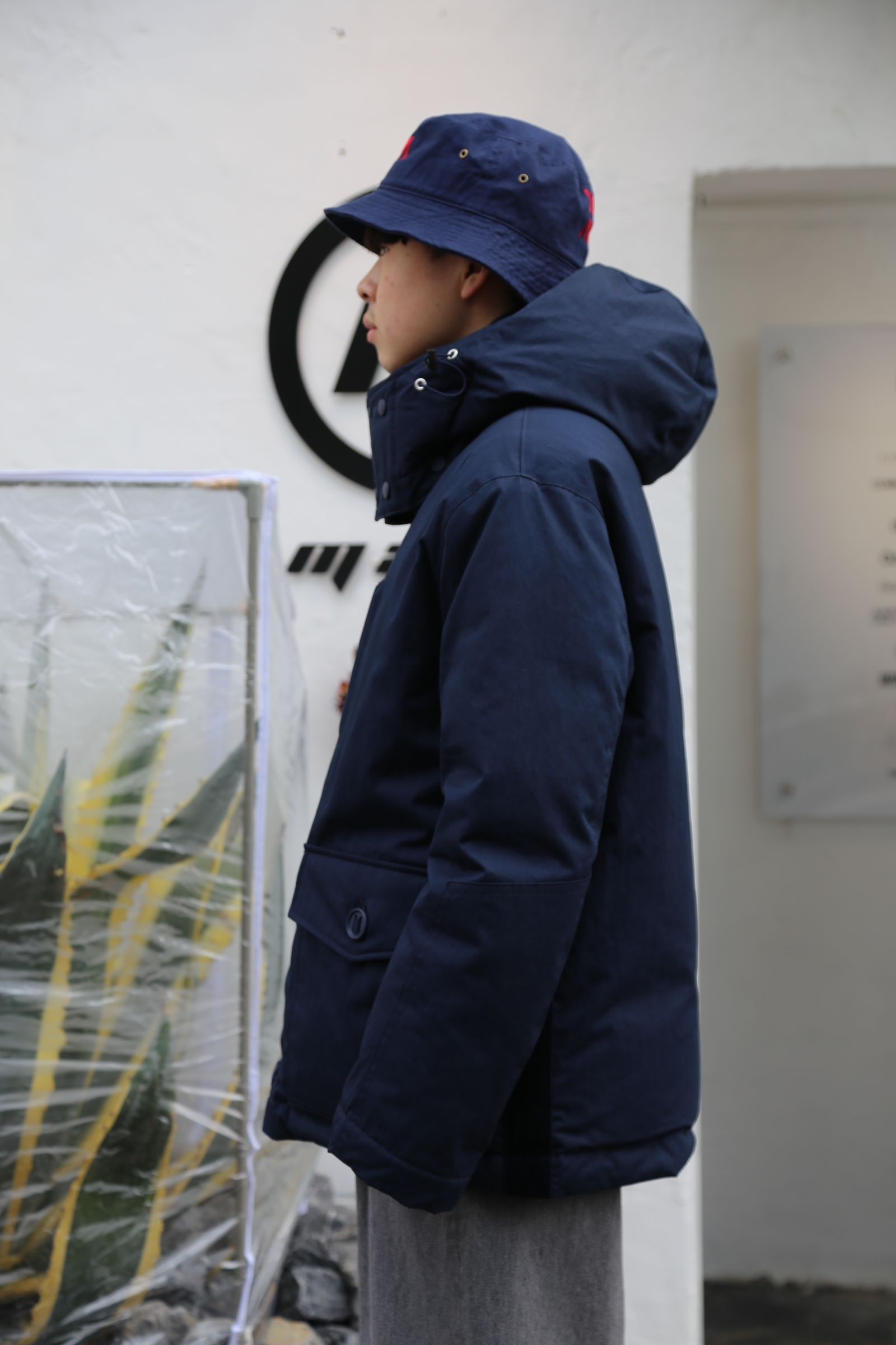 COMME des GARCONS 綿ナイロンウェザー×綿コーデュロイブルゾン style 2020.12.13.