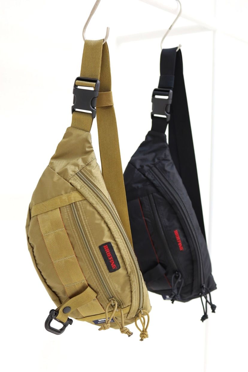 コムデギャルソンオム26SS BRIEFINGコラボ ナイロンウエストポーチ(HQ-K203-051-1)BLACK★4月3日(金)発売！