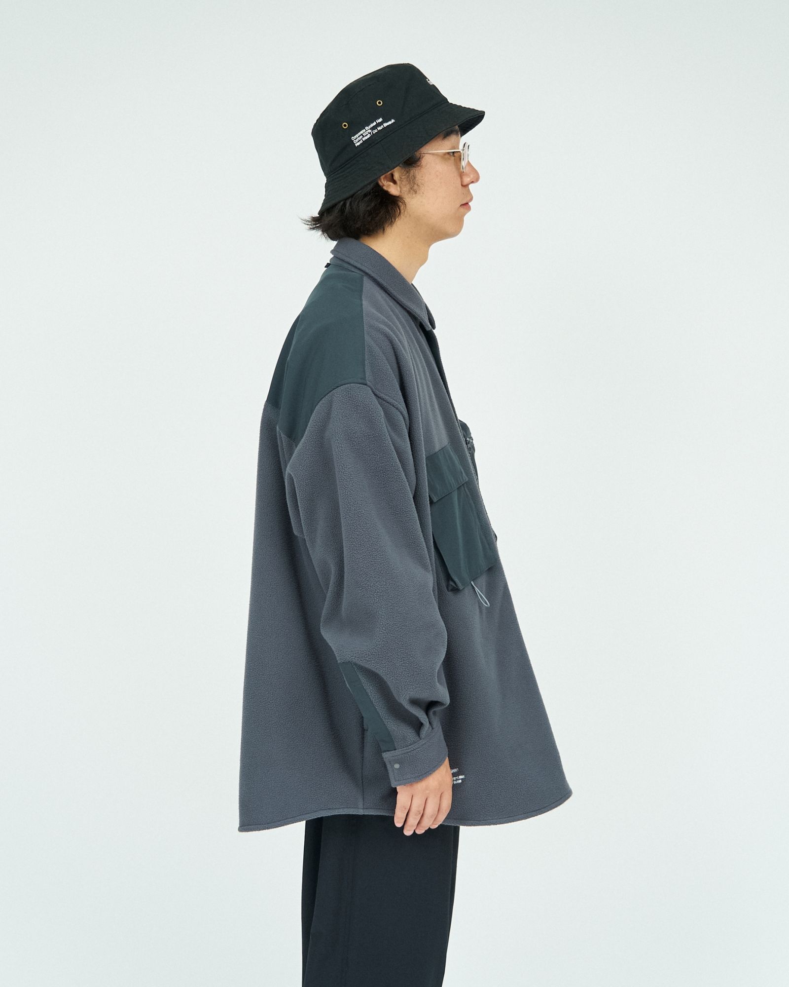フレッシュサービス SYNTHETIC FLEECE SHIRT(FSC243-30094)GRAY