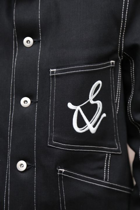 sulvam Mens slim denim jacket & Mens boots cut denim pants style 2020.12.19.
