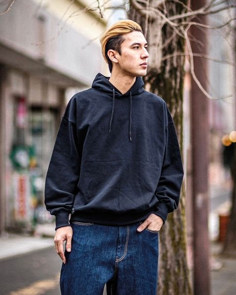 フレッシュサービス LIGHT OZ PULLOVER HOODIE (FSC251-70162B)NAVY