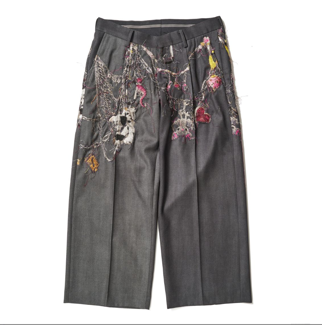doublet 25AW  EMBROIDERED CHAIN TAILORED TROUSERS (25AW16PT320) CHACORL☆8月9日(土)発売！
